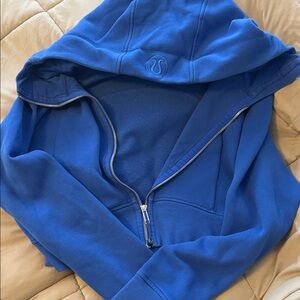 lululemon athletica Vibrant Blue Zip-Up Hoodie